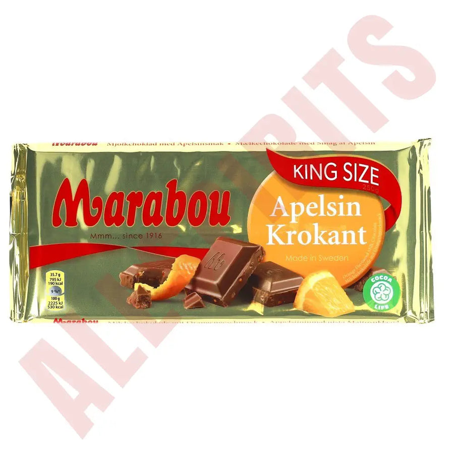 Marabou Apelsin Krokant 250g - AllSpirits