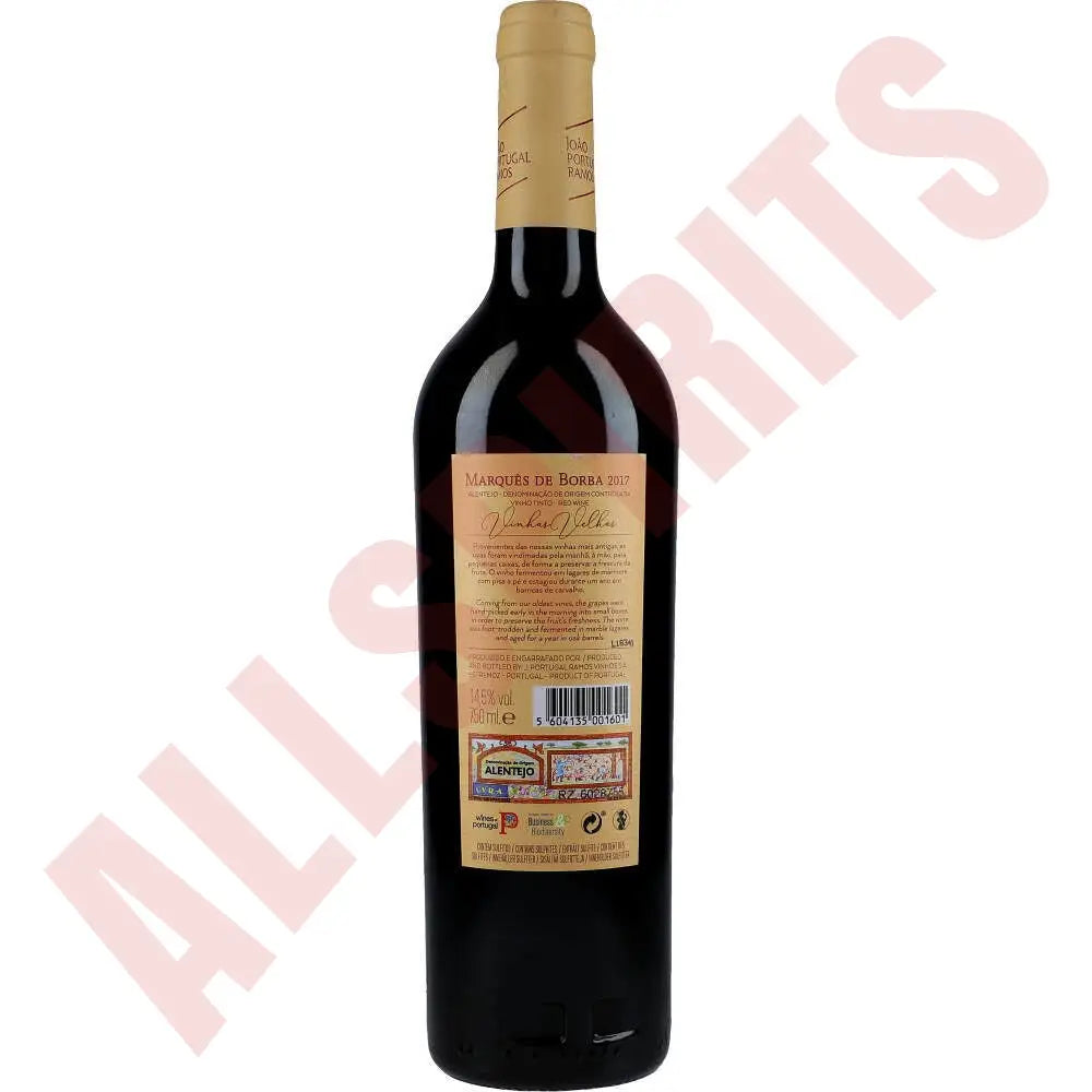 Marques de Borba Vinhas Velhas Rot 14,5% 0,75 ltr. - AllSpirits