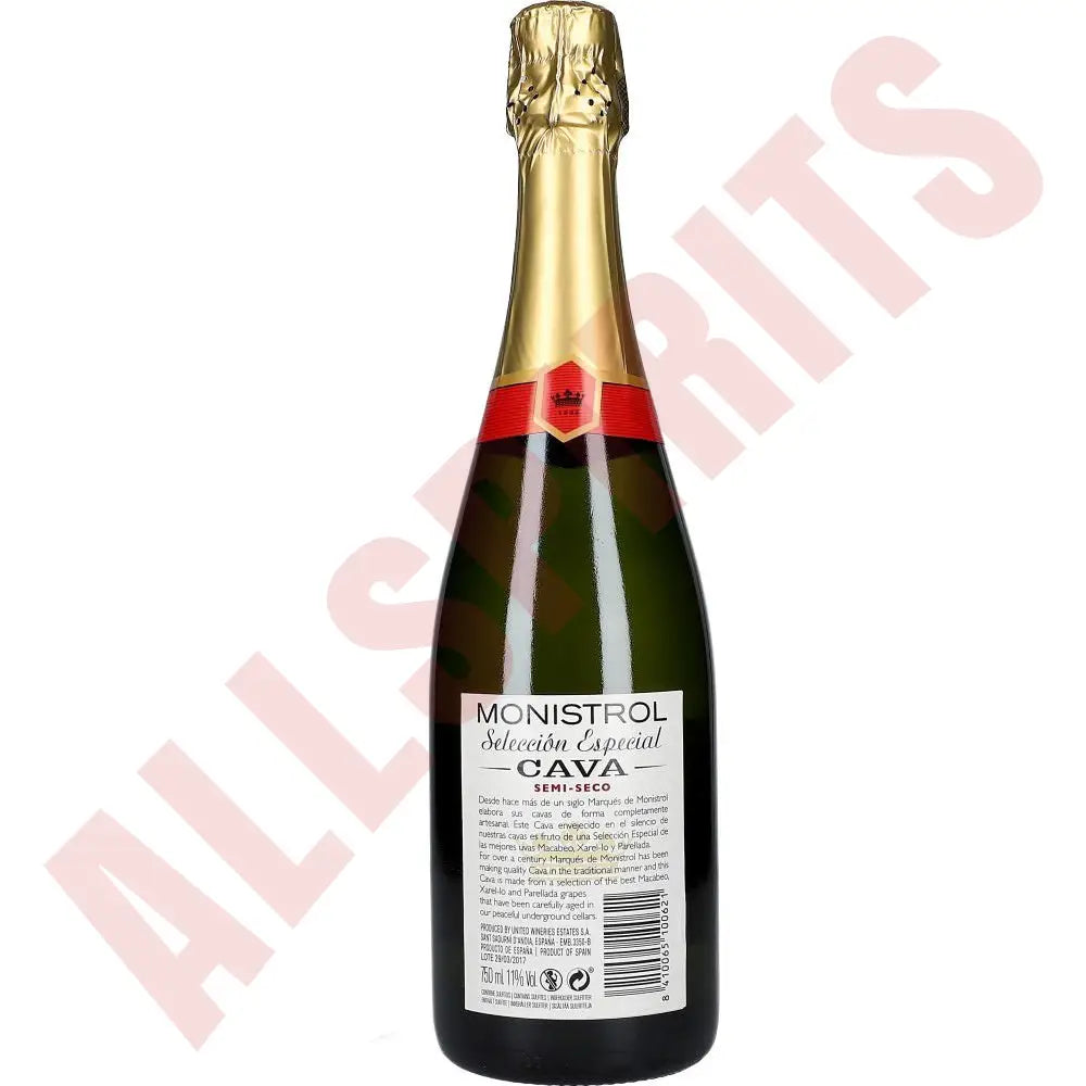 Marques de Monistrol Semi Seco 11,5% 0,75 ltr. - AllSpirits