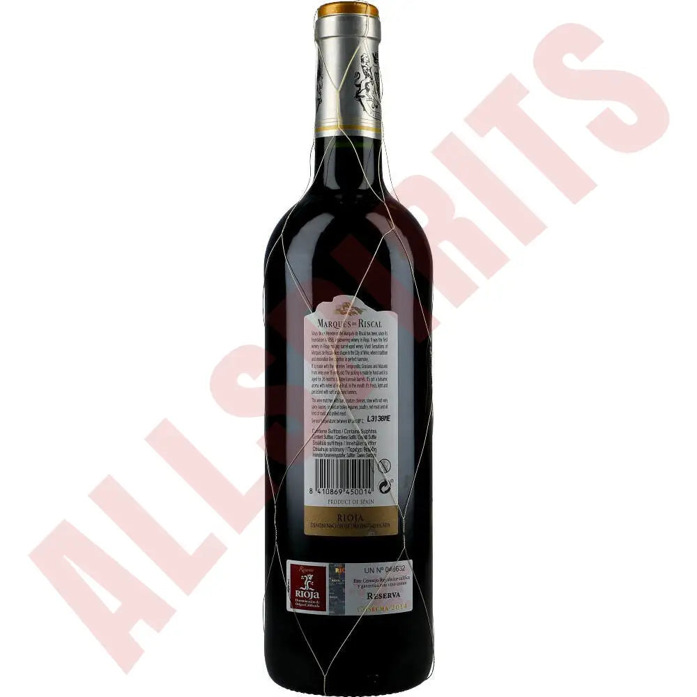 Marques de Riscal Reserva 14% 0,75 ltr. - AllSpirits