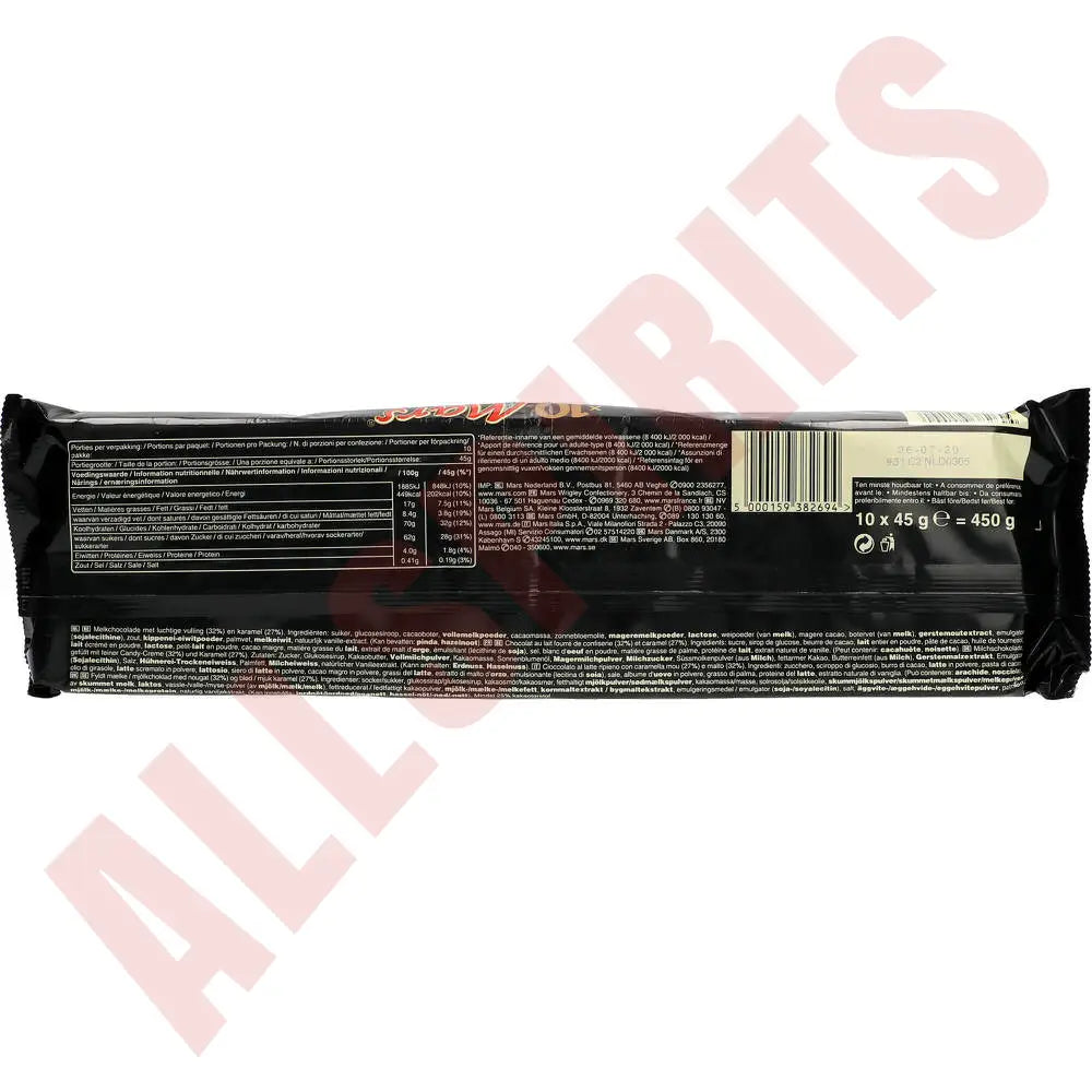 Mars Riegel 10er 450g - AllSpirits