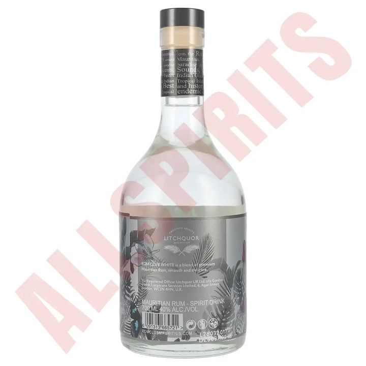 Mauritius Rom Club White Rum 0,7L 40% - AllSpirits