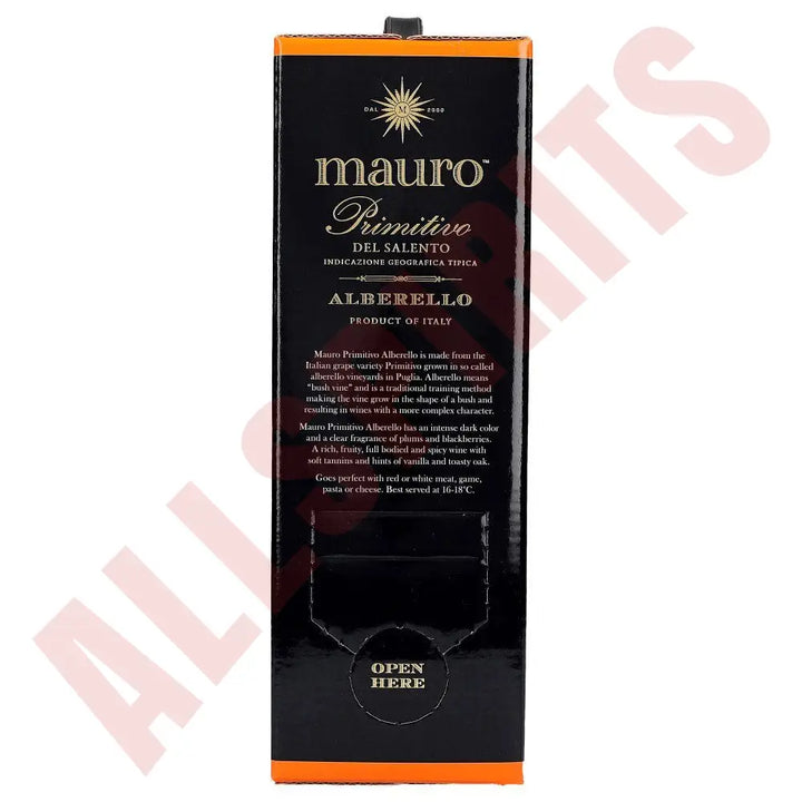 Mauro Red 14% 3 ltr. - AllSpirits