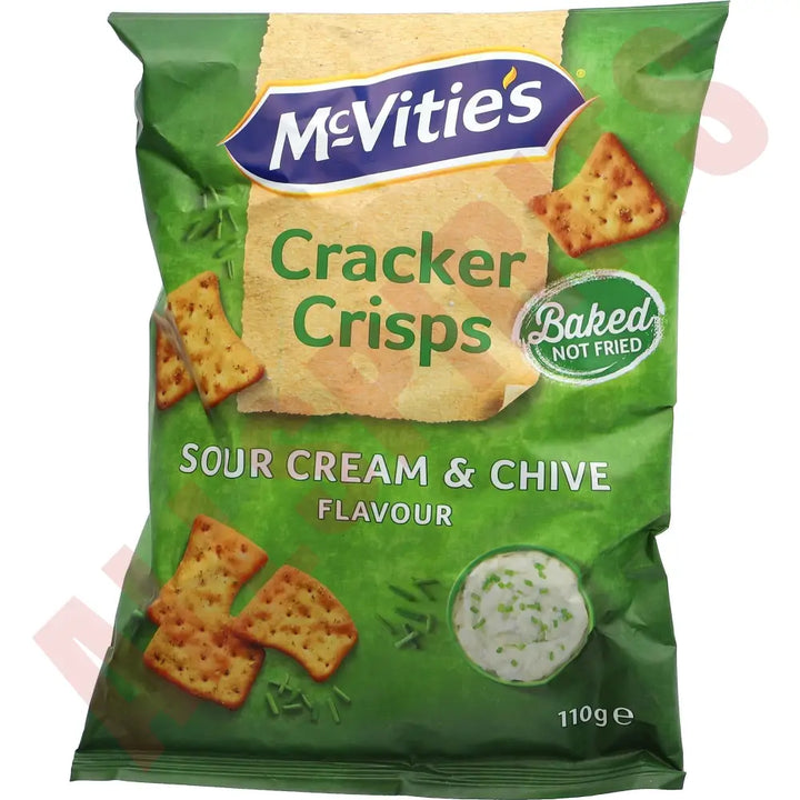 Mc Vities Cracker Sour Cream & Chive Flavour 110g - AllSpirits