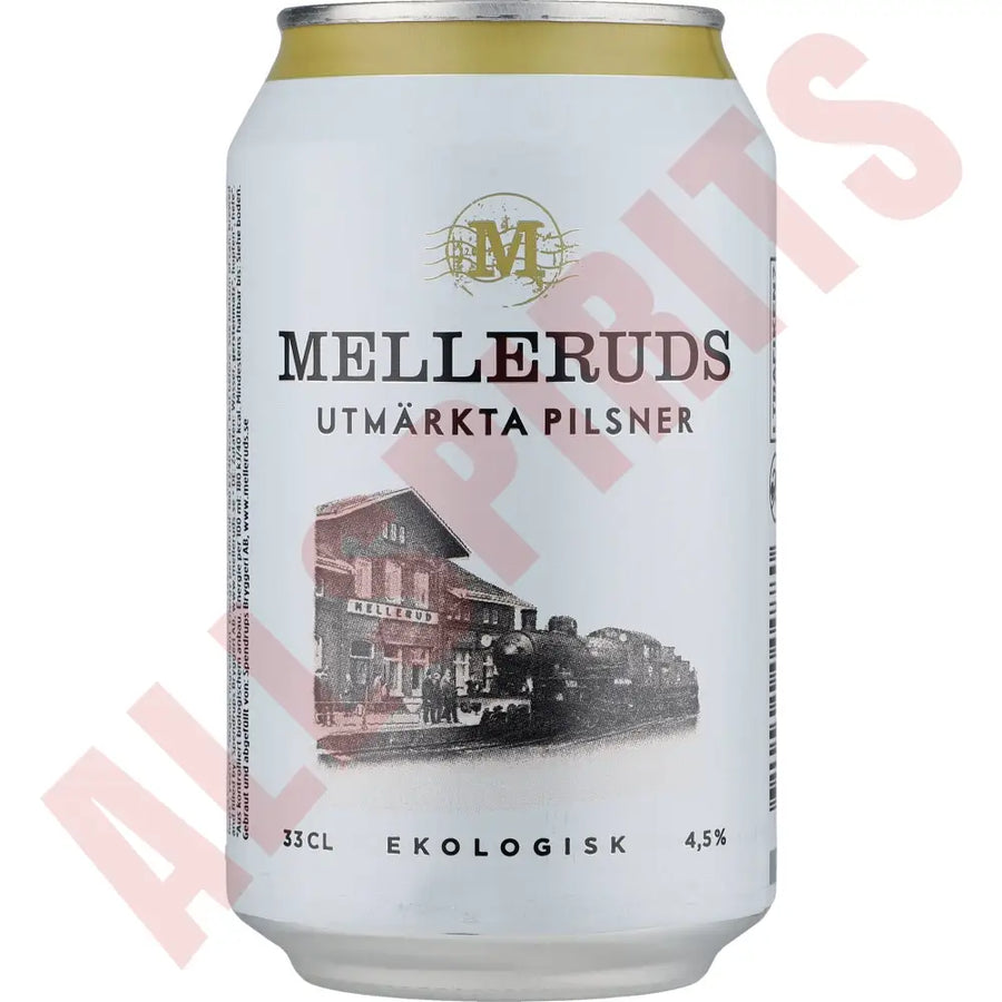 Melleruds Utmärkta Pilsner 4,5% 24x0,33 ltr. Ds. zzgl. DPG Pfand - AllSpirits