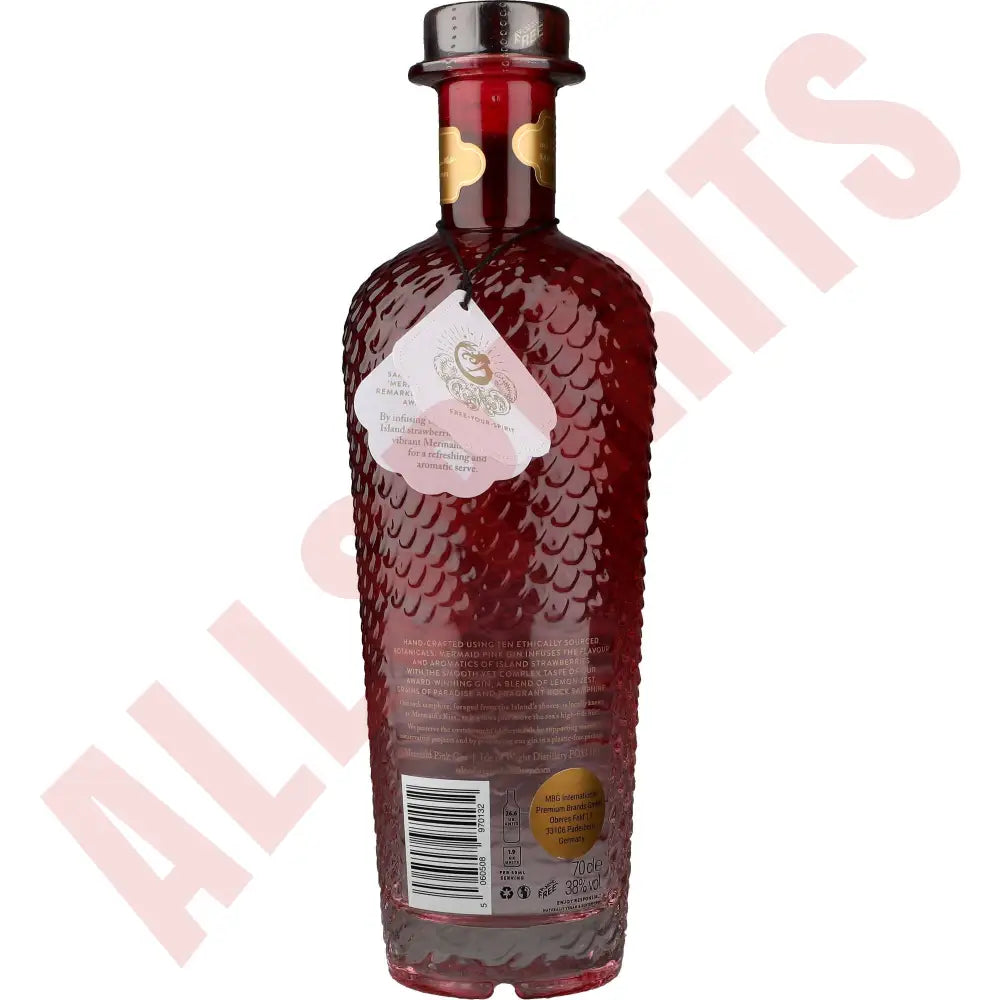 Mermaid Pink Gin 38% 0,7 ltr. - AllSpirits