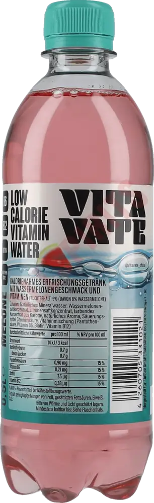 VitaVate Wassermelone 0,5 l zzgl. DPG Pfand - AllSpirits