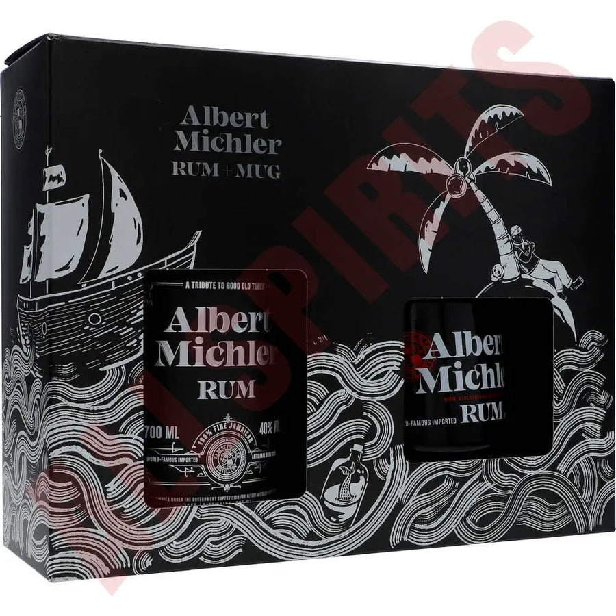 Michler´s Jamaican Artisanal Dark Rum 40% + Tin Cup Black GB - AllSpirits