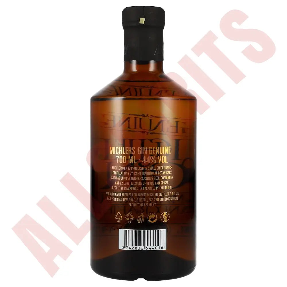 Michlers Genuine Gin 0,7L 44% - AllSpirits