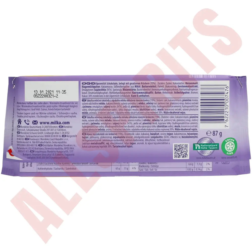 Milka Tuc 87g - AllSpirits