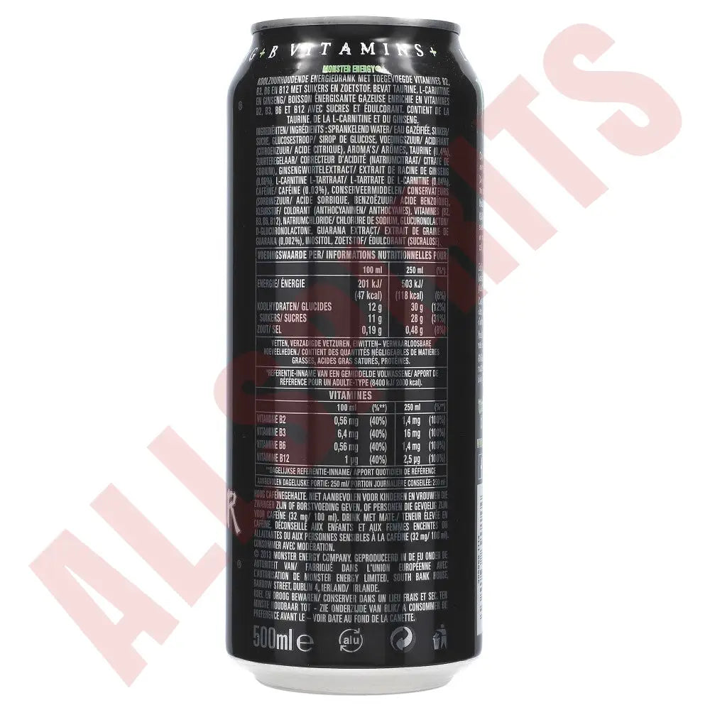 Monster Energy 12x 0,5 ltr. zzgl. DPG Pfand - AllSpirits