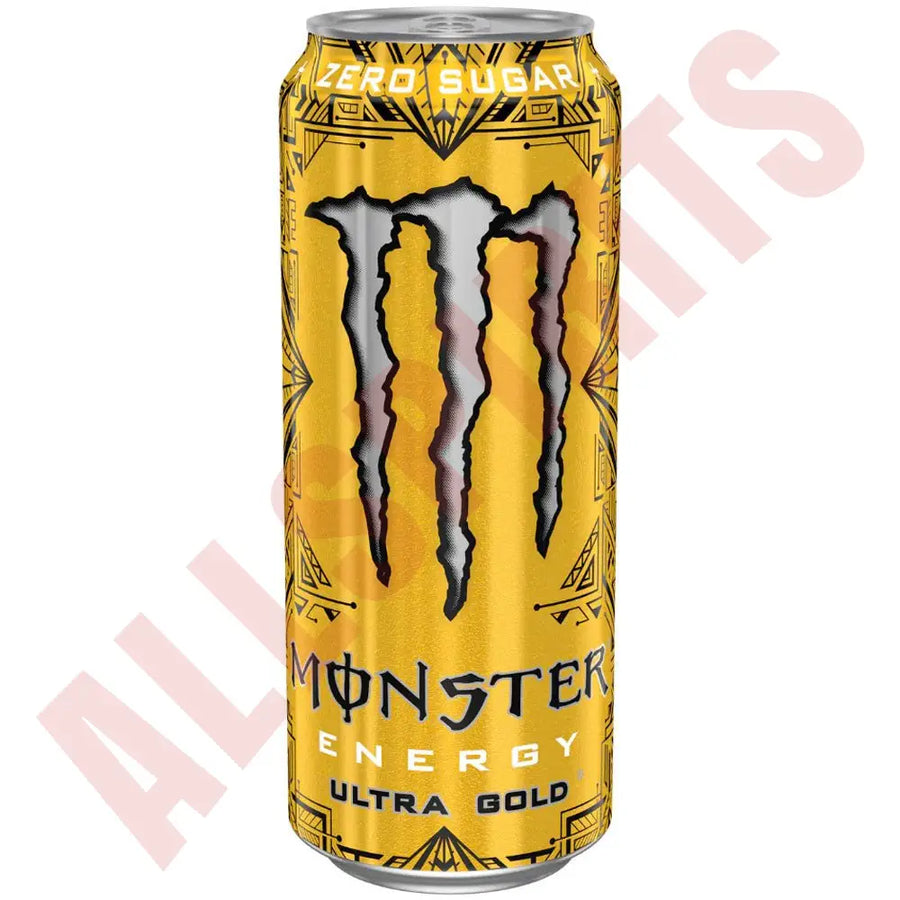 Monster Energy Ultra Gold 12x0,5 ltr. zzgl. DPG Pfand - AllSpirits