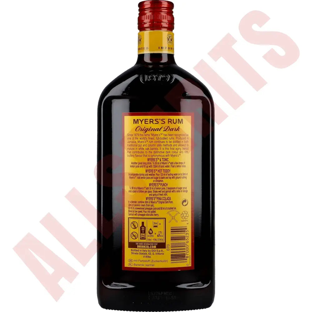 Myers's Rum 40% 0,7 ltr. - AllSpirits