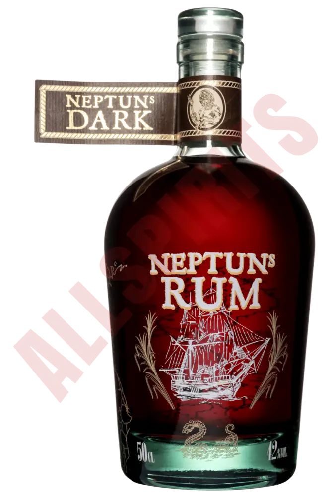 Neptuns Dark Rum 42% 0,5l - AllSpirits