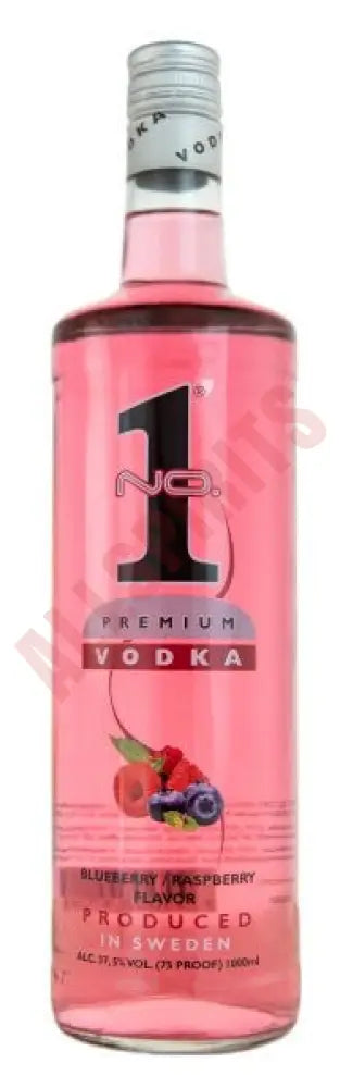 No. 1 Premium Vodka Blueberry Raspberry 37,5% 1 ltr. - AllSpirits