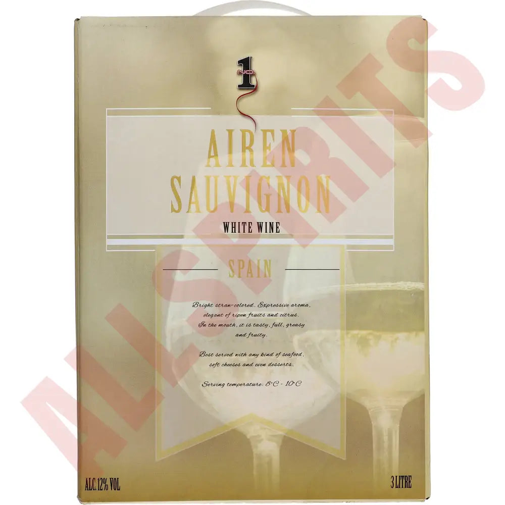 No.1 White Wine Spain 12% 3 ltr. - AllSpirits