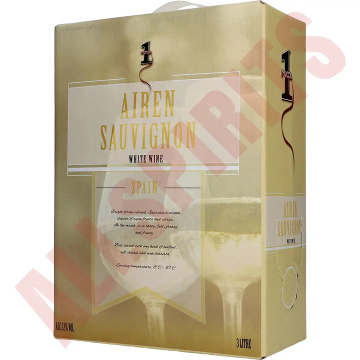 No.1 White Wine Spain 12% 3 ltr. - AllSpirits