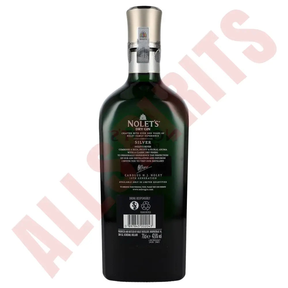 Nolets Dry Gin Silver 0,7L 47,6% - AllSpirits