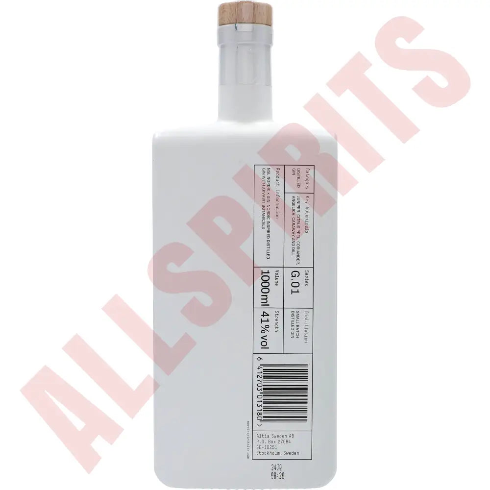 Nordic Spirits Lab Gin 41% 1 ltr. - AllSpirits