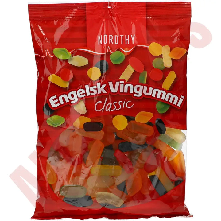 Nordthy Engelsk Vingummi Classic 900g - AllSpirits