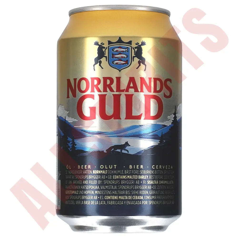 Norrlands Guld Export 5,3% 24x 0,33 ltr. zzgl. DPG Pfand - AllSpirits