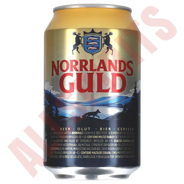 Norrlands Guld Export 5,3% 24x 0,33 ltr. zzgl. DPG Pfand - AllSpirits