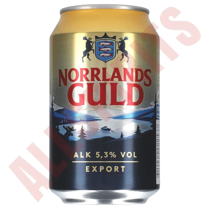 Norrlands Guld Export 5,3% 24x 0,33 ltr. zzgl. DPG Pfand - AllSpirits