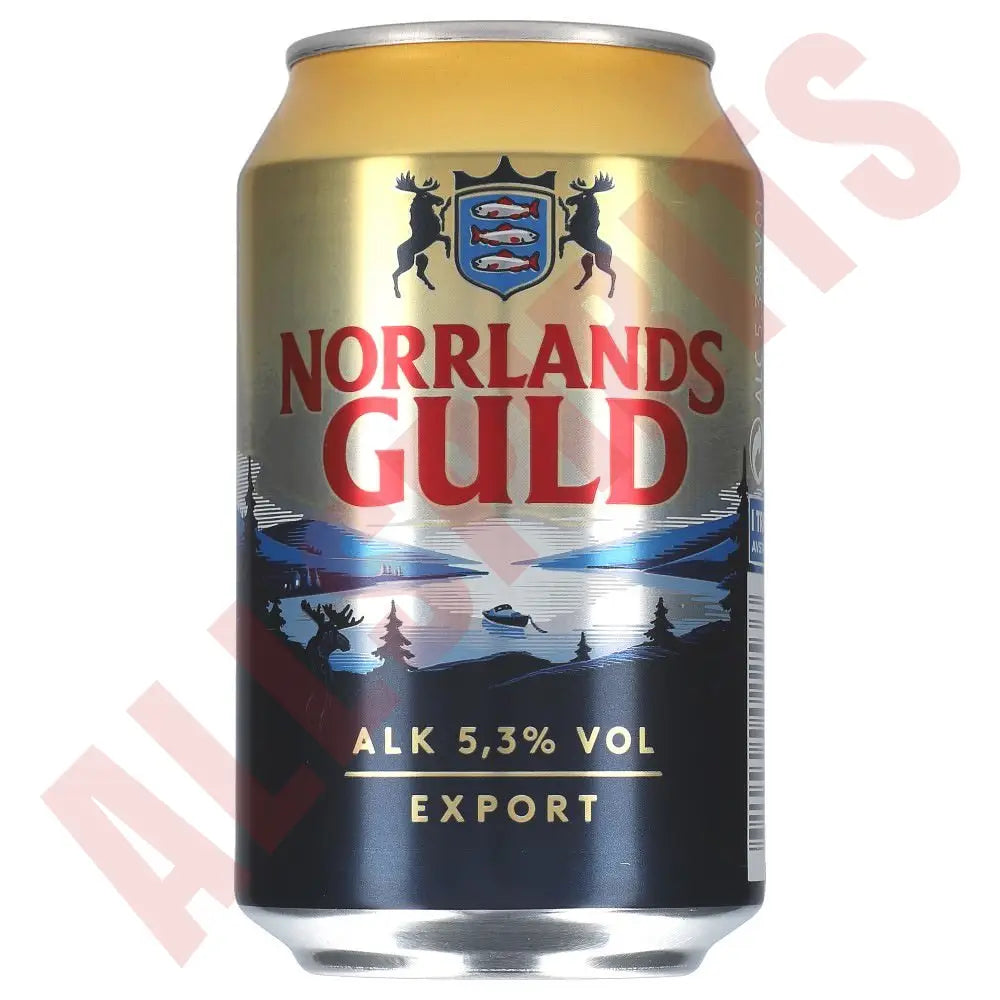 Norrlands Guld Export 5,3% 24x 0,33 ltr. zzgl. DPG Pfand - AllSpirits