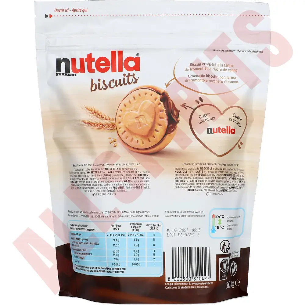 Nutella Biscuits 304g - AllSpirits