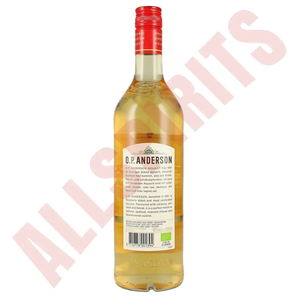 O.P. Anderson Aquavit 40% 1 ltr. - AllSpirits