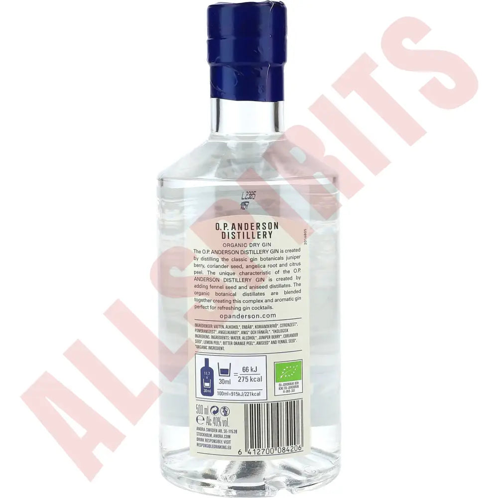 OP Anderson Gin 40% 0,5 ltr. - AllSpirits