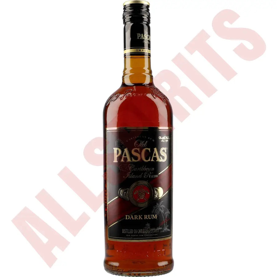 Old Pascas Ron Negro Dark Rum 37.5% 0,7 ltr. Fl - AllSpirits