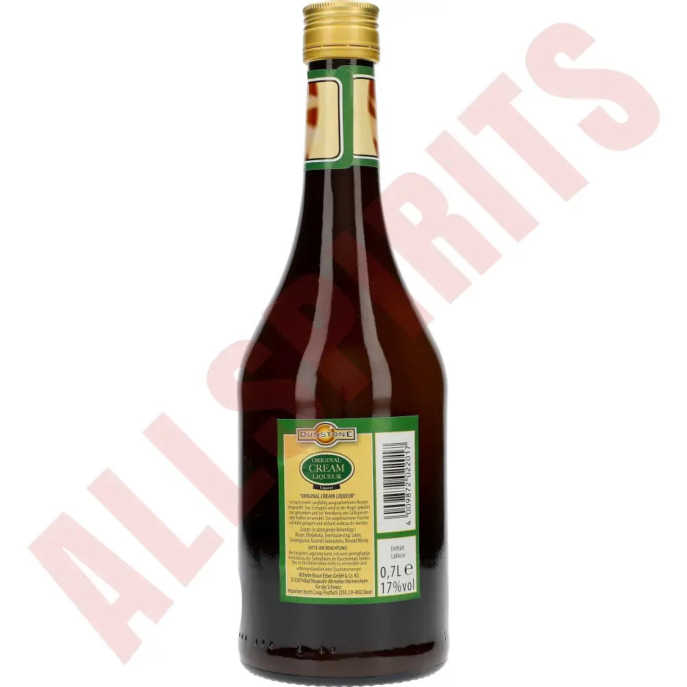 Original Cream Liqueur Dunstone 17% 0,7 ltr. - AllSpirits