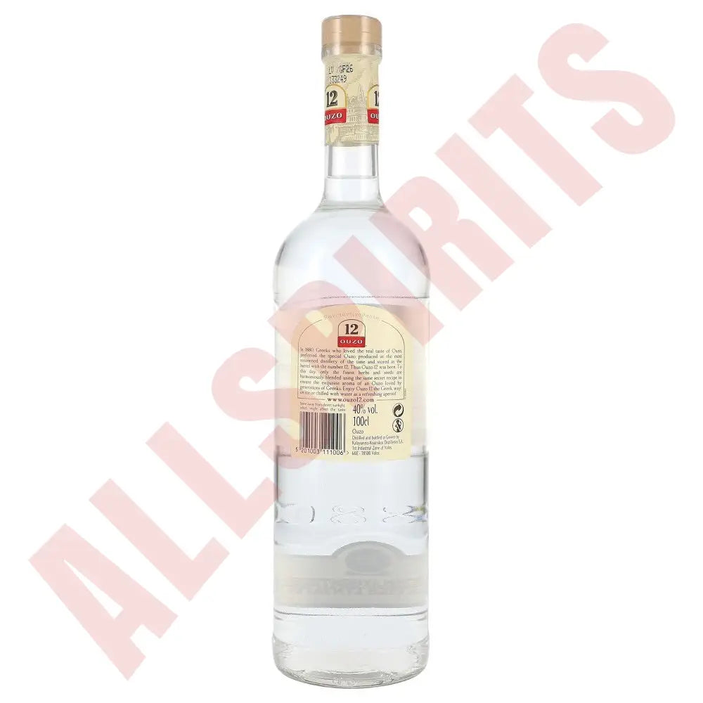 Ouzo 12 38% 0,7 ltr. - AllSpirits