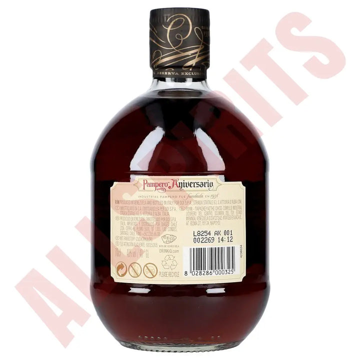 Pampero Rum Aniversario 40% 0,7 ltr. - AllSpirits