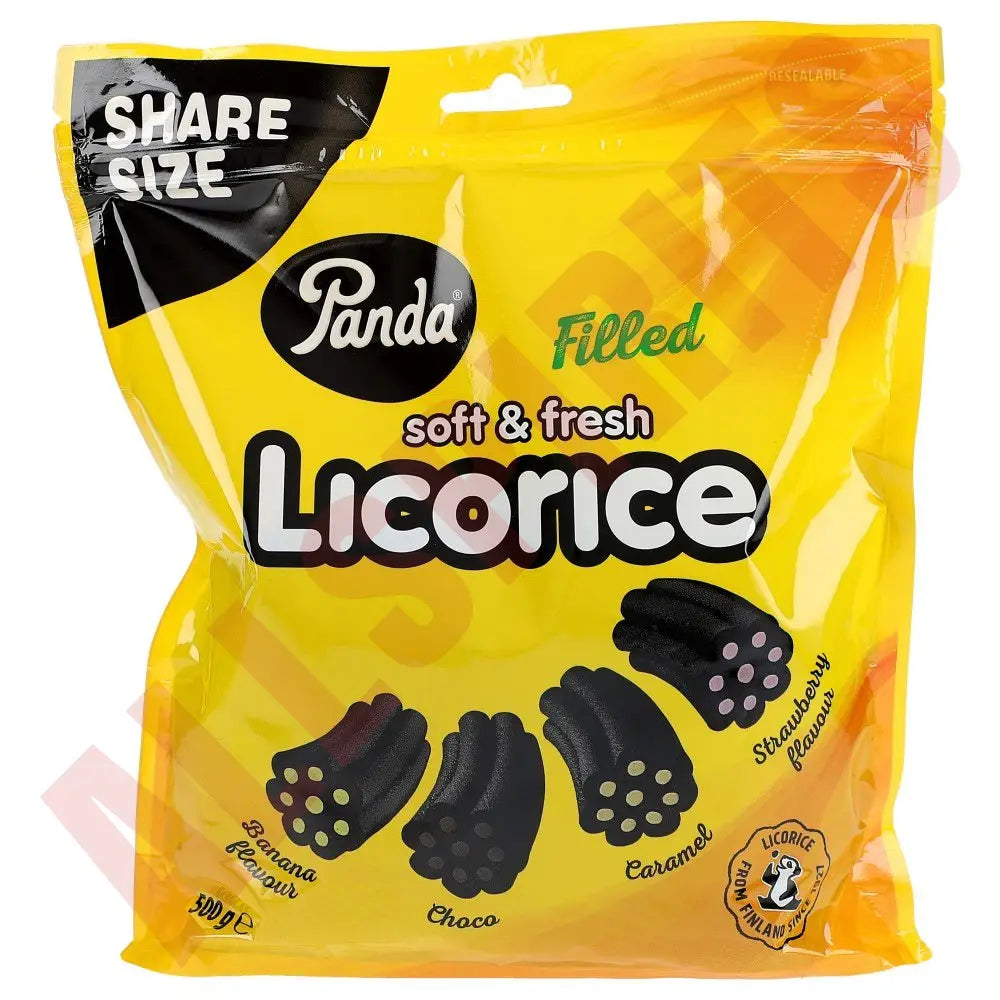 Panda Soft & Fresh Filled Licorice 500g - AllSpirits