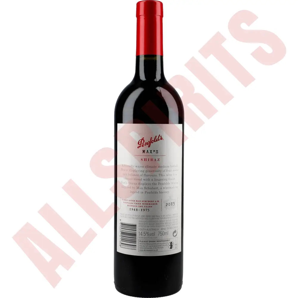 Penfolds Max Shiraz 0,75L 14,5% - AllSpirits