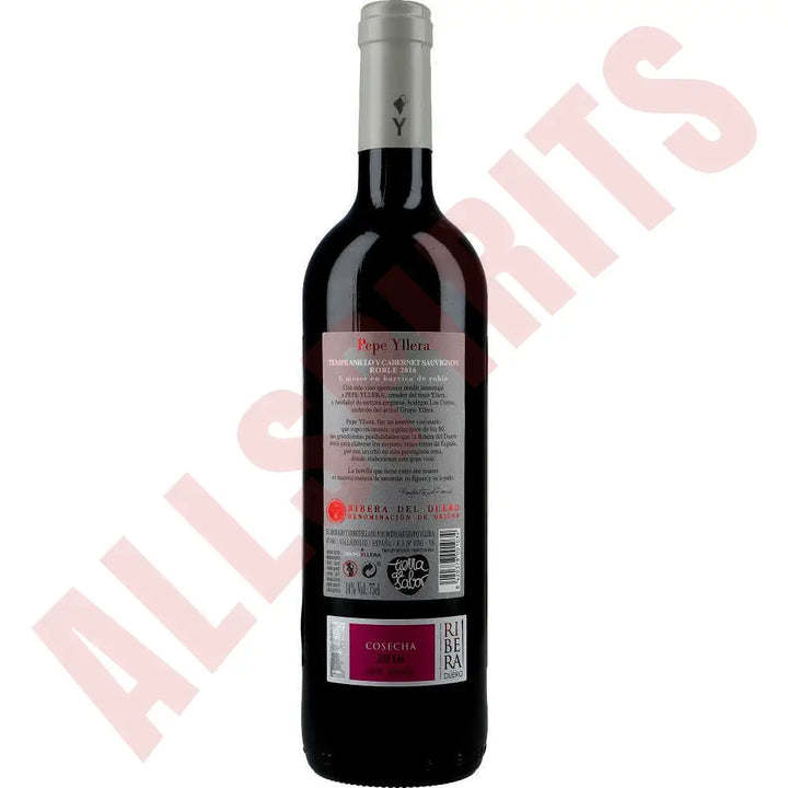 Pepe Yllera Tempranilloy Cabernet Sauvignon Roble 14,5 % 0,75 ltr. - AllSpirits