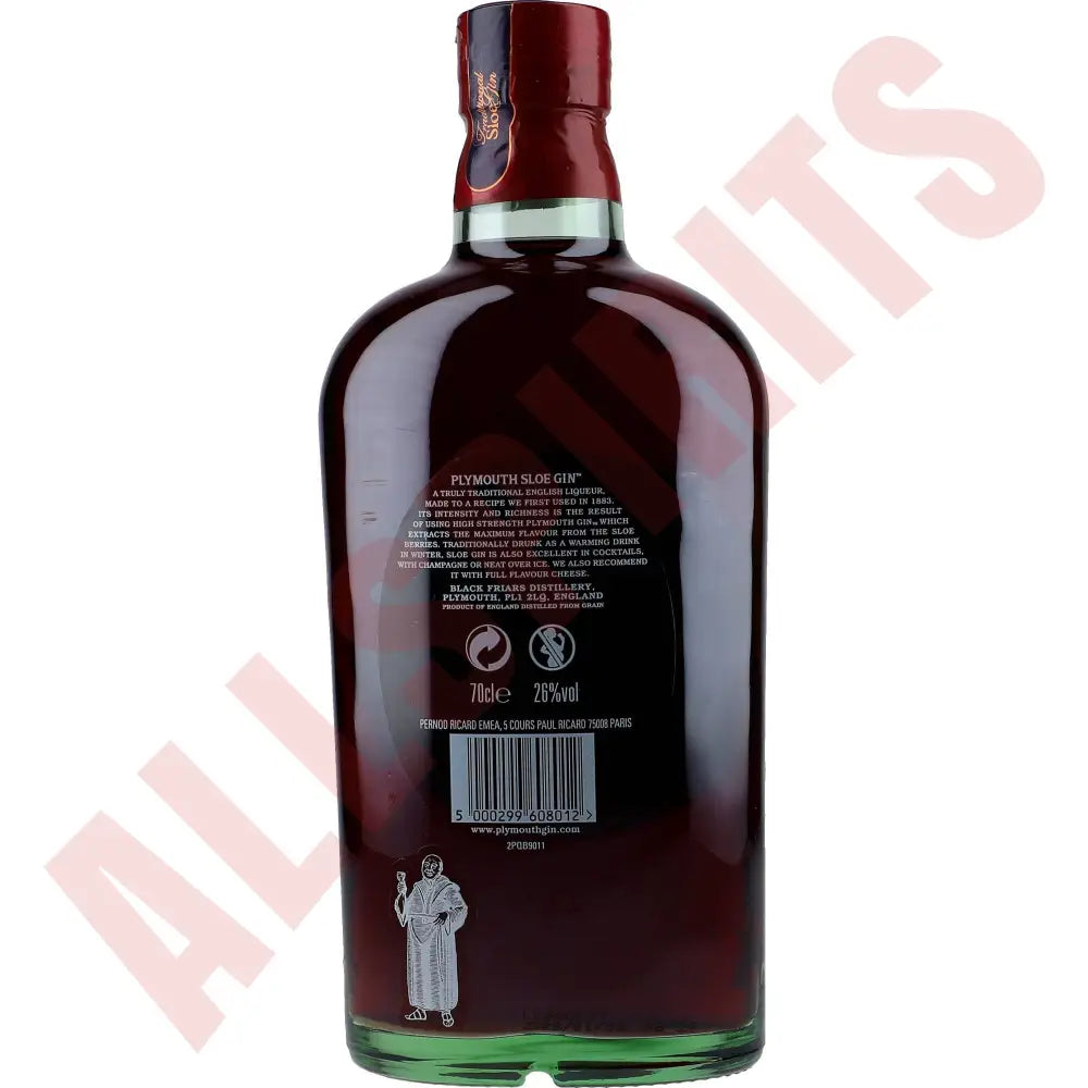 Plymouth Sloe Gin 26% 0,7l - AllSpirits