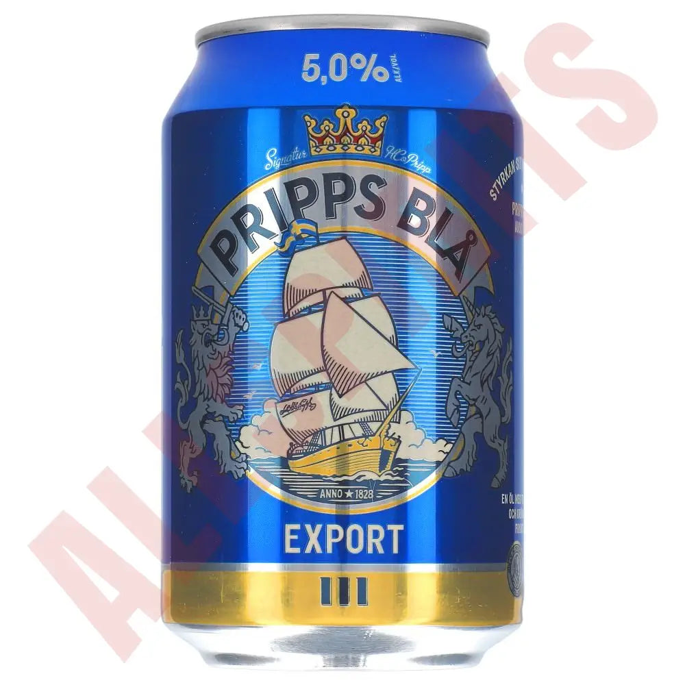 Pripps Bla Export 5% 24x 0,33 ltr. zzgl. DPG Pfand - AllSpirits