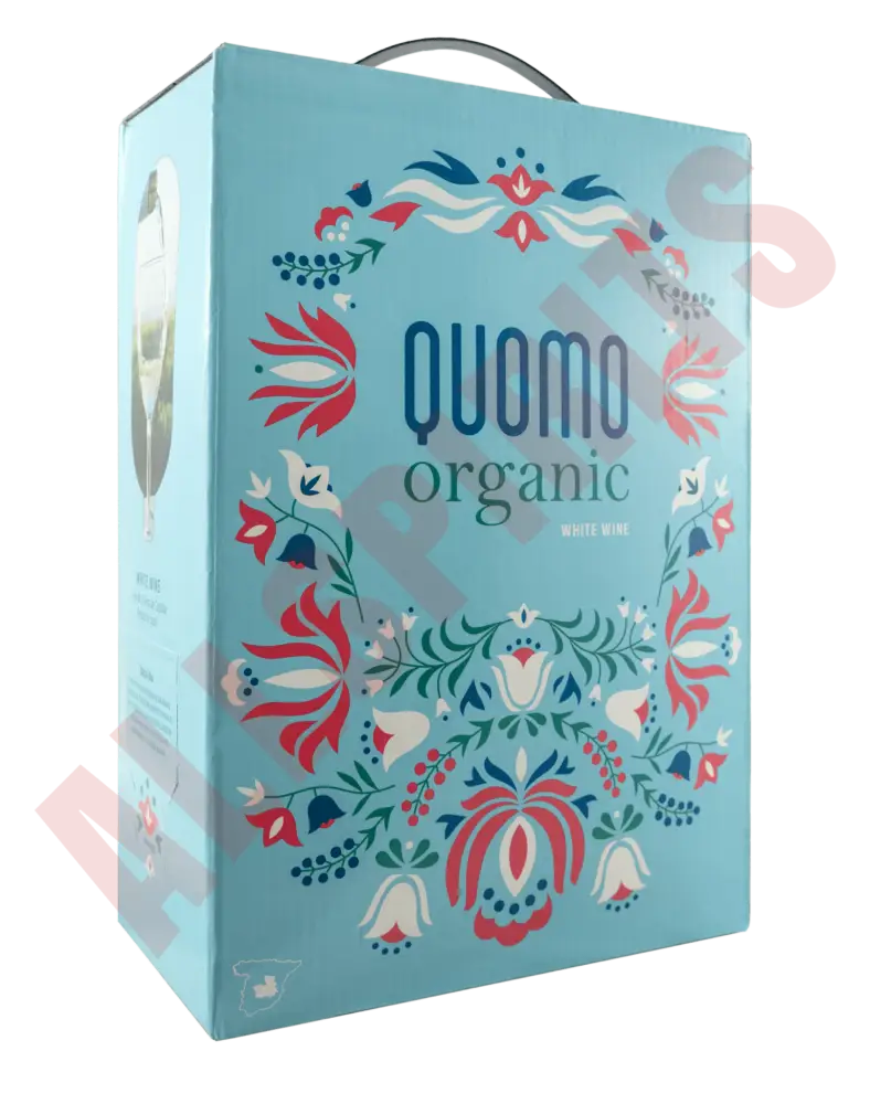 Quomo Organic White Wine 11,5% 3 ltr. - AllSpirits