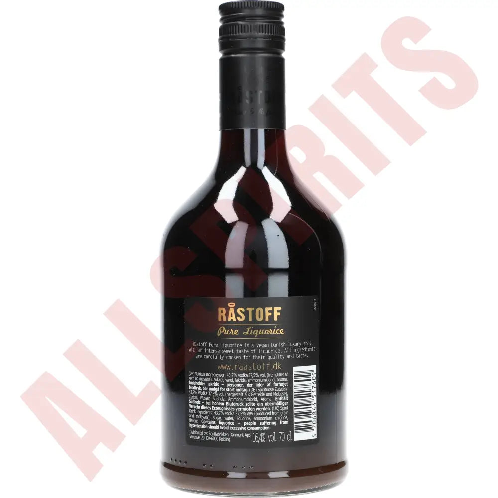 Raastoff Pure Liquorice 16,4% 0,75 ltr. - AllSpirits