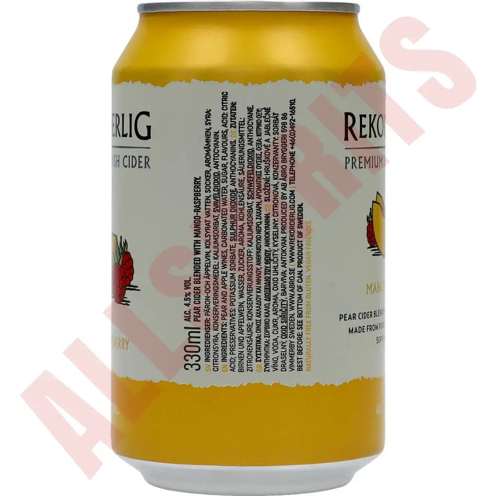 Rekorderlig Mango Raspberry 4,5% 24x 0,33 ltr. zzgl. DPG Pfand - AllSpirits