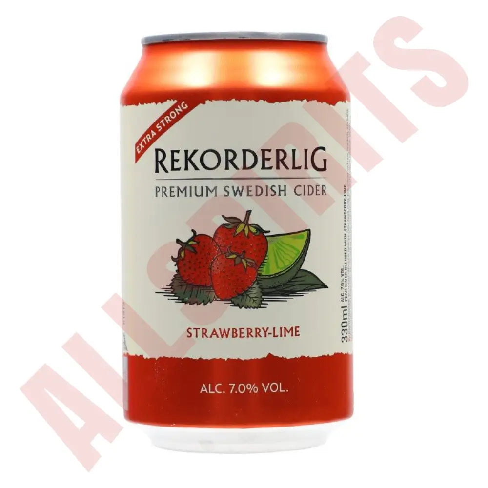 Rekorderlig Strawberry Lime strong 7% 24x 0,33 ltr. zzgl. DPG Pfand - AllSpirits