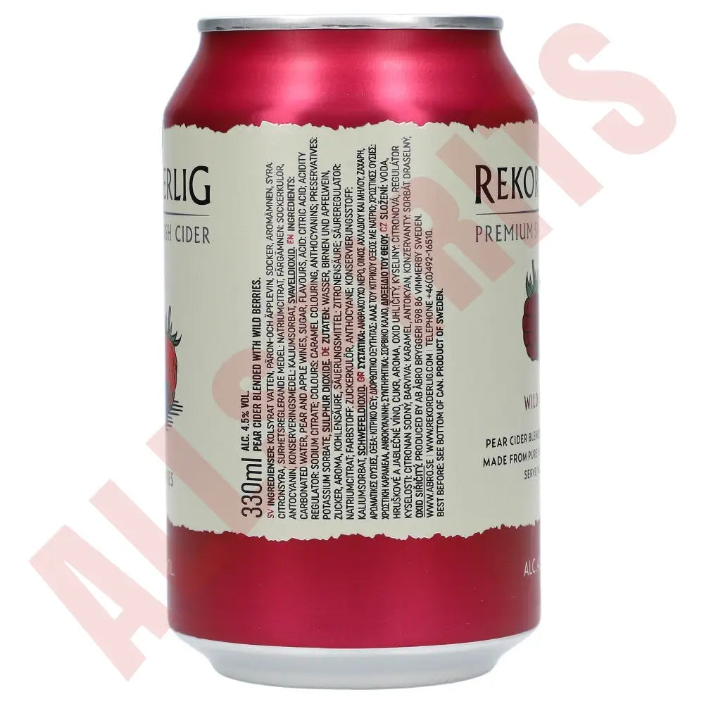 Rekorderlig Wild Berries 4,5% 24x 0,33 ltr zzgl. DPG Pfand - AllSpirits