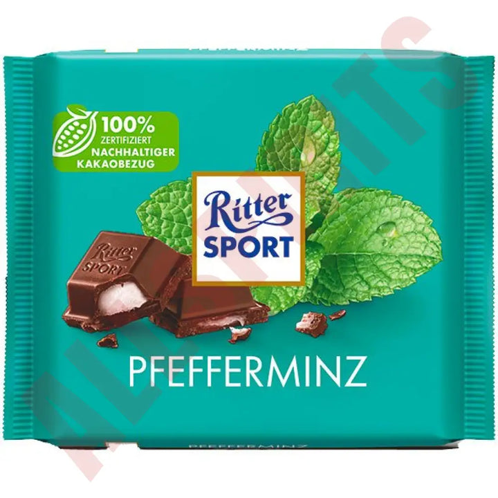 Ritter Sport Schokolade Pfefferminz 100g - AllSpirits