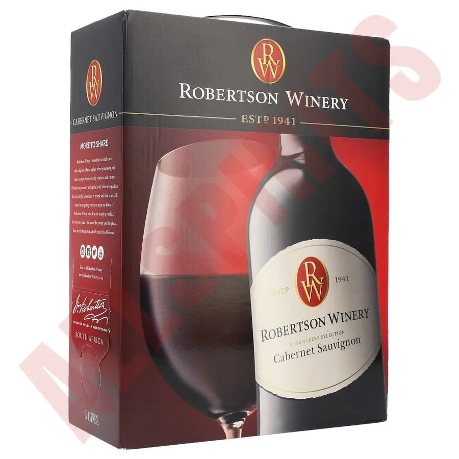 Robertson Winery Cabernet Sauvignon 14% 3 ltr. - AllSpirits