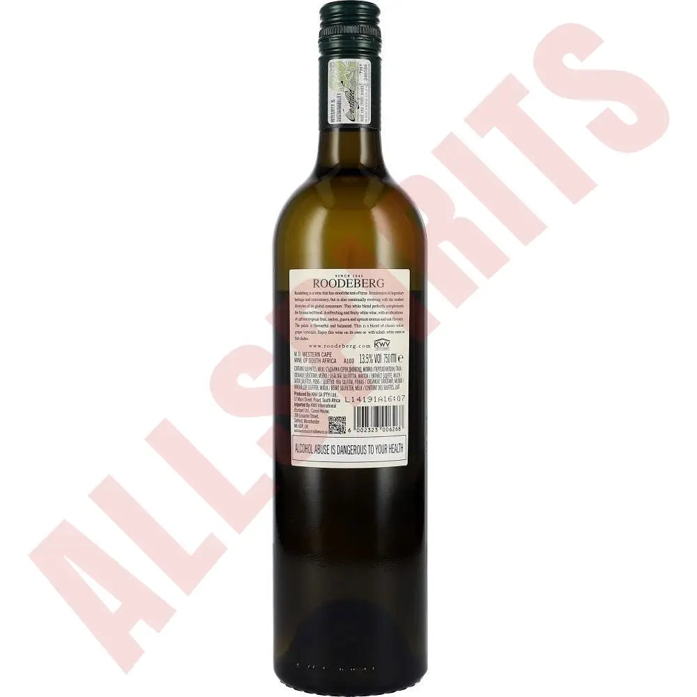 Roodeberg White Wine 13,5% 0,75 ltr. - AllSpirits