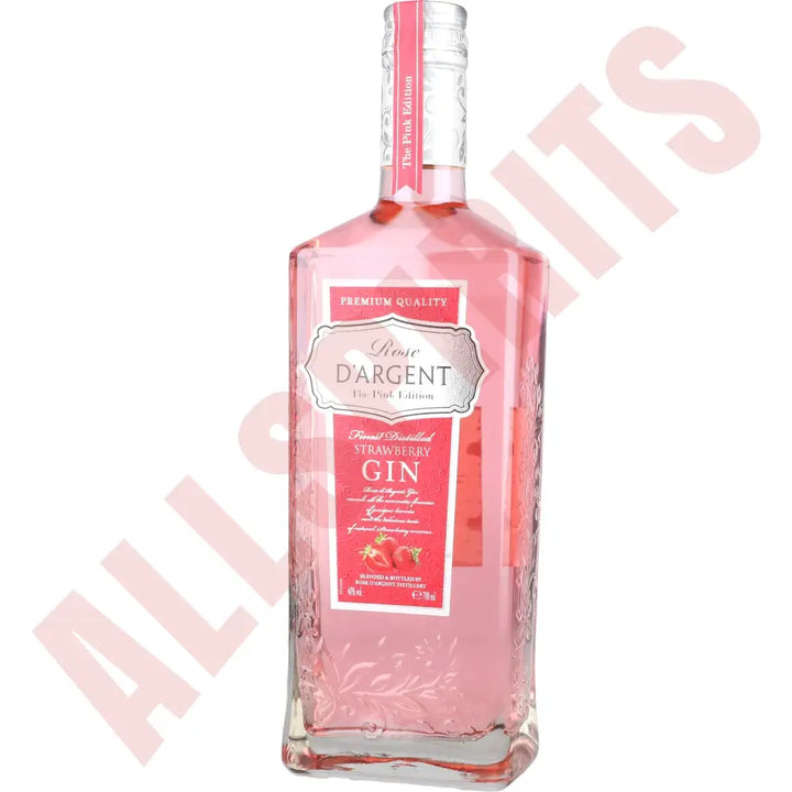 Rose d´Argent The Pink Edition Strawberry Gin 40% 0,7 ltr. - AllSpirits