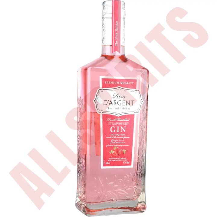 Rose d´Argent The Pink Edition Strawberry Gin 40% 0,7 ltr. - AllSpirits